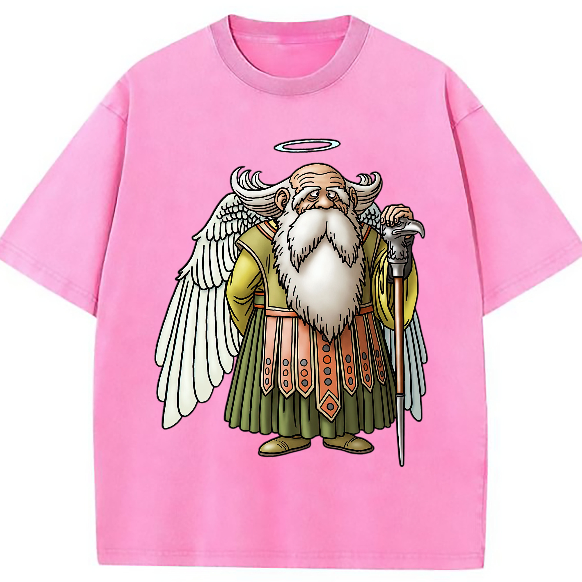 （画像用） ドラゴンクエスト Doragon Kuesuto Dragon Quest 綿100% ヴィンテージ風 半袖Tシャツ（フロントプリント）